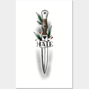 Oldschool knife Posters and Art